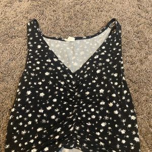 Garage Floral Cropped tank top